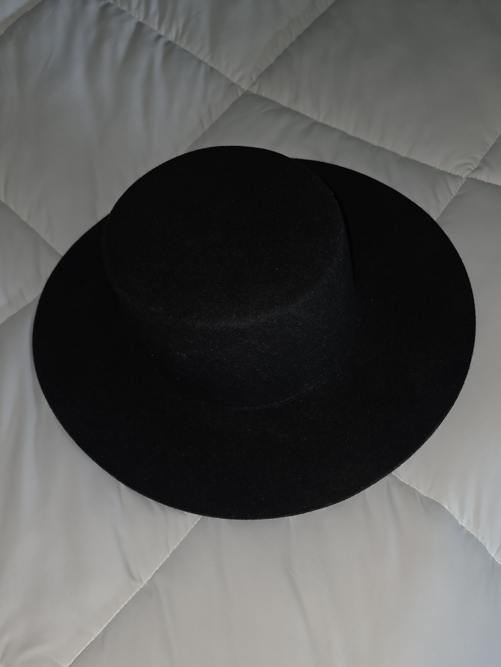 GIGI PIP -Classic Black Wide-Brim Wool Hat - Women's Accessory